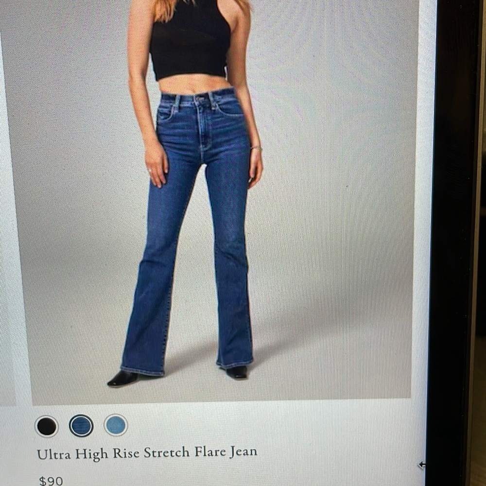 BRAND NEW FLARE JEANS ABERCROMBIE